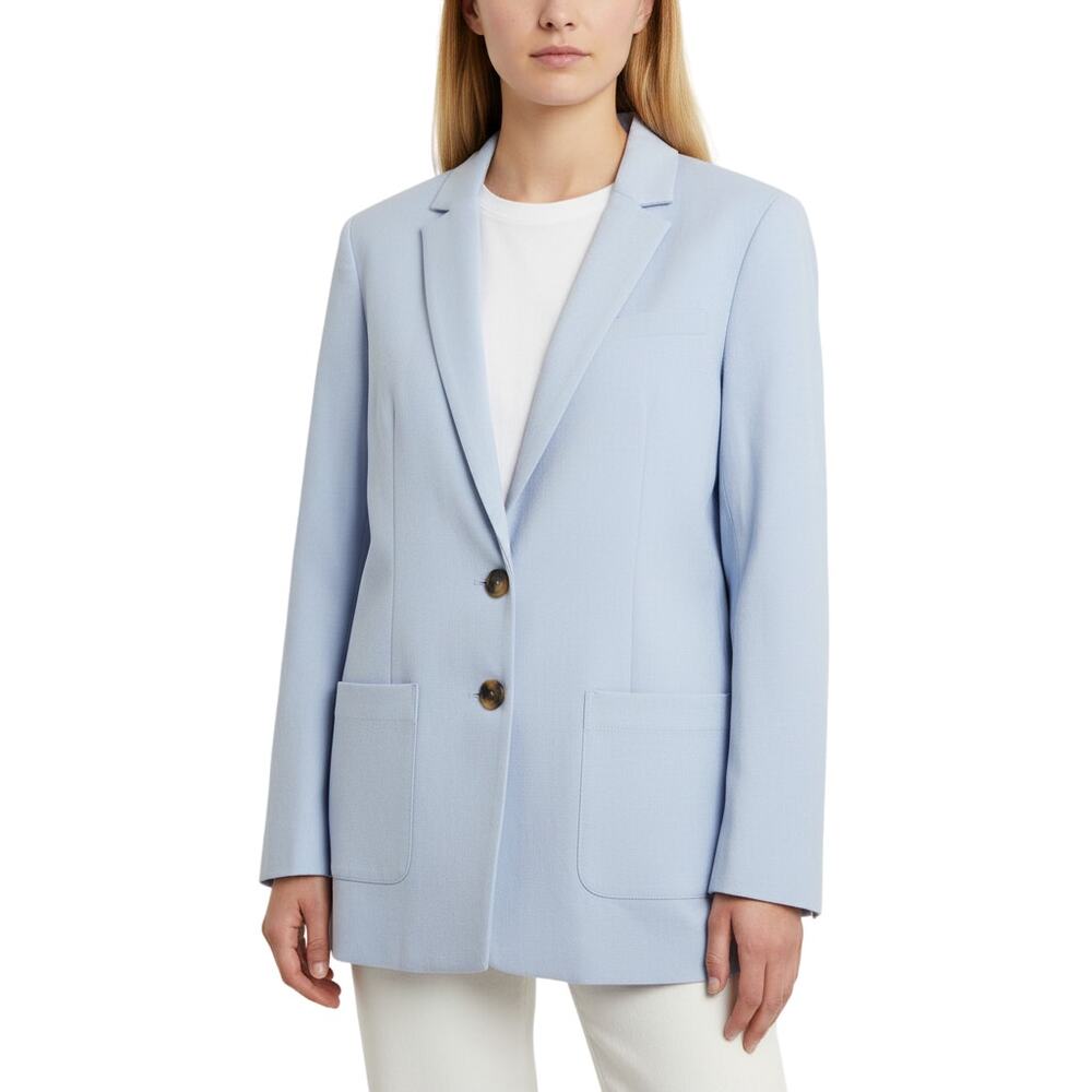 41 Hawthorn Two-Button Blazer Jacket Women’s Medium Blue Notch Collar NWOT